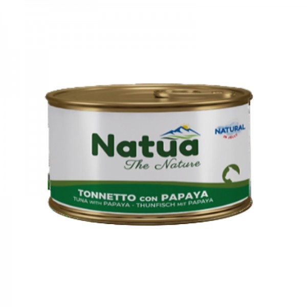 Natua Cat Natural Tonnetto Papaya Jelly 85g Lattina Natua Cat Natural Tonnetto Papaya Jelly 85g Lattina